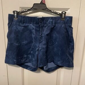 Women’s Blue Tie-Dye Golf Shorts